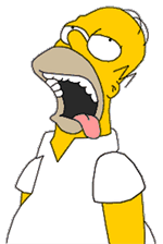 Homer drools